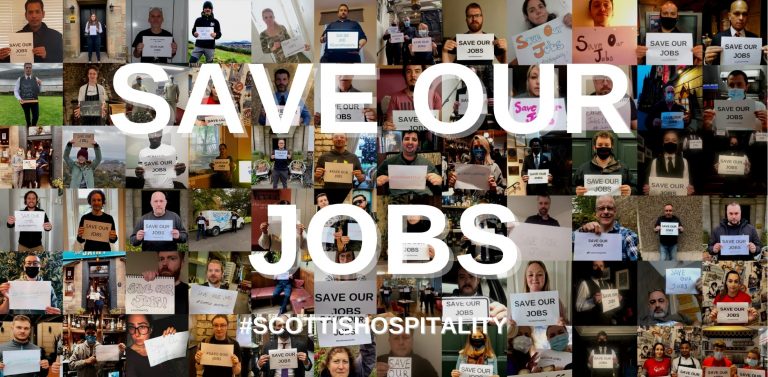 Hospitality workers plea to Scottish Government #SaveOurJobs as time runs out